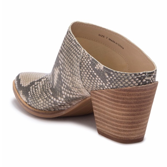 Dolce Vita Snake Embossed Rianna Mule NWT - Picture 3 of 6